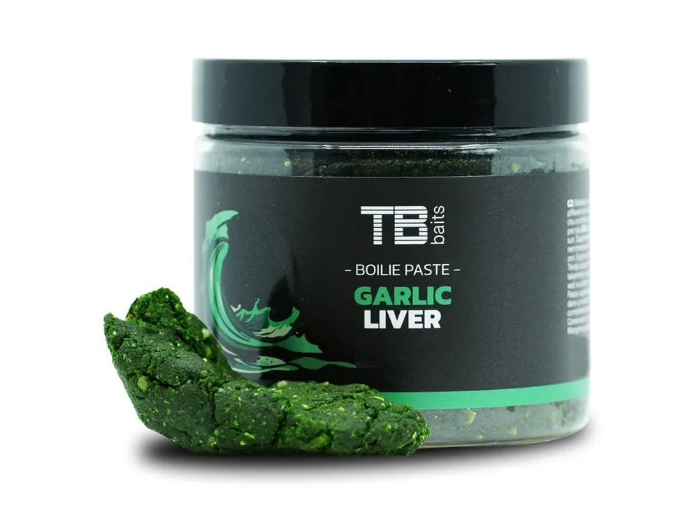 TB Baits Obalovací Pasta Garlic Liver 200 ml Sleva