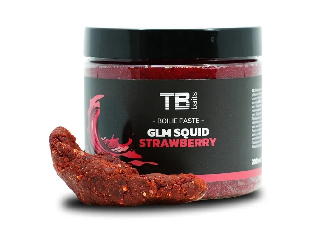 TB Baits Obalovací Pasta GLM Squid Strawberry 200 ml Super Cena