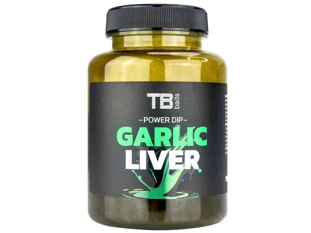 TB Baits Power Dip Garlic Liver 150 ml Speciální Cena
