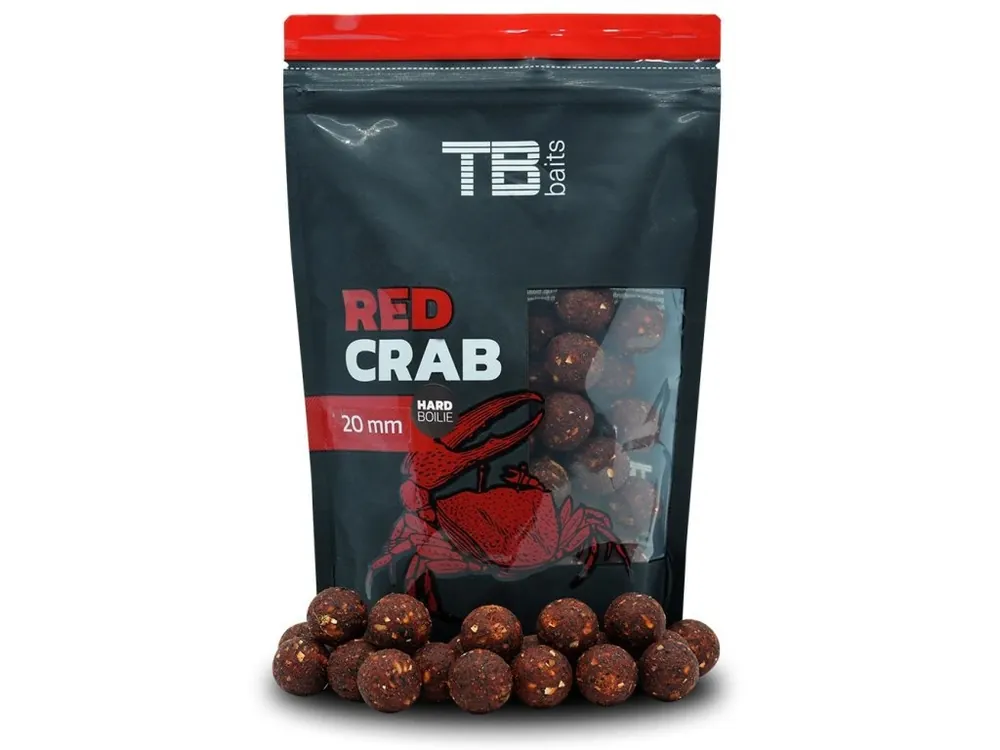 TB Baits boilie Red Crab Hard 250 g Bezpečná Platba