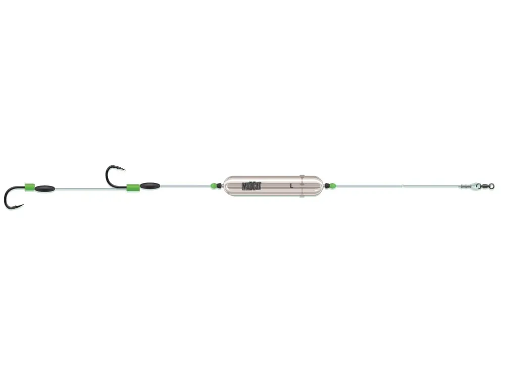 Speciální Cena MADCAT Podvodní Montáž na Rousnice Profi River Rig Worm & Squid 180 cm