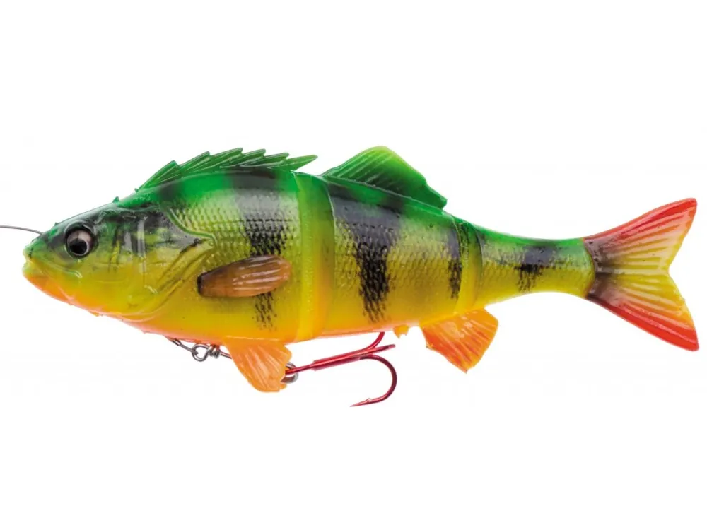 Jen Po Omezenou Doba Savage Gear Gumová Nástraha Okoun 4D Line Thru Perch Firetiger 17 cm 63 g