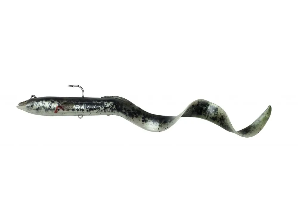 Nízká Cena Savage Gear Gumová Nástraha 4D Úhoř Real Eel Black Green Pearl PHP 20 cm 38 g