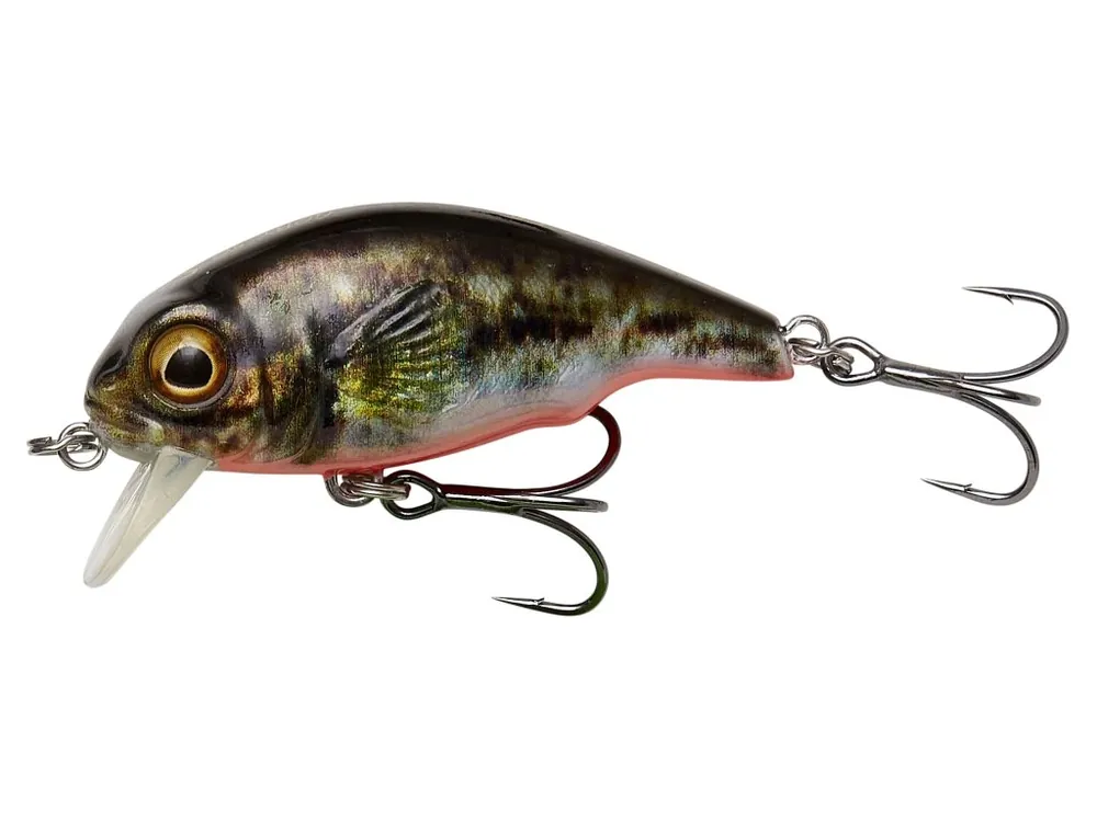 Sezónní Sleva Savage Gear Wobler 3D Goby Crank Shallow Runner UV Red and Black 5 cm 6,5 g