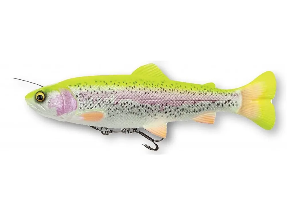 Must-Have Savage Gear Gumová Nástraha 4D Linethru Pulsetail Trout Slow Sink Lemon Trout 16 cm 51 g