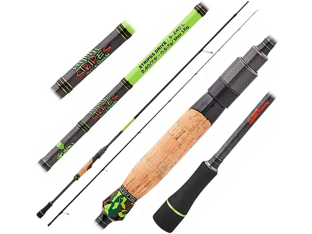 Akční Cena Gunki Přívlačový Prut Stripes Drive S 2,40m 0,5-7 g