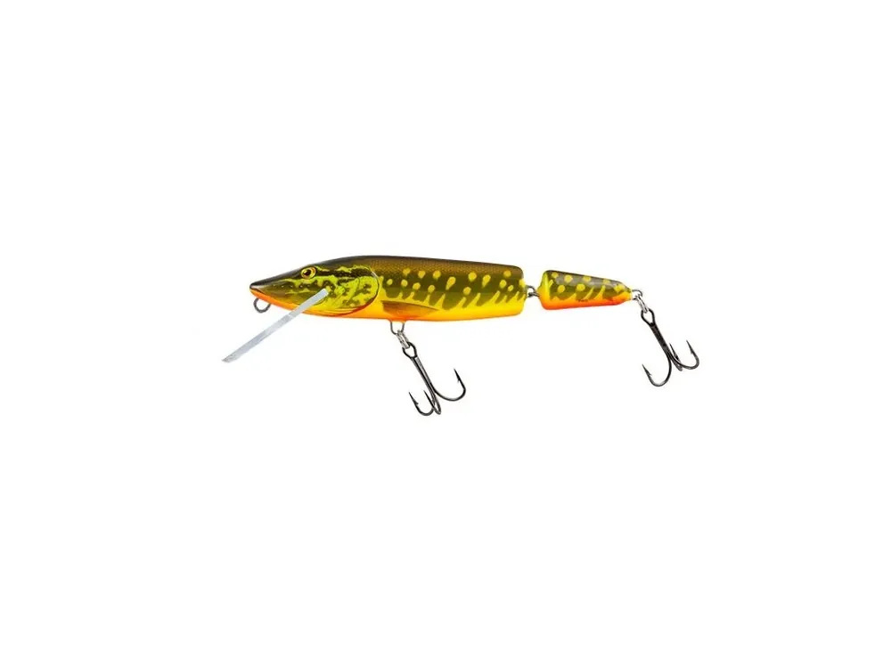 Autentický Salmo Wobler Pike Jointed Floating Hot Pike 11 cm 13 g