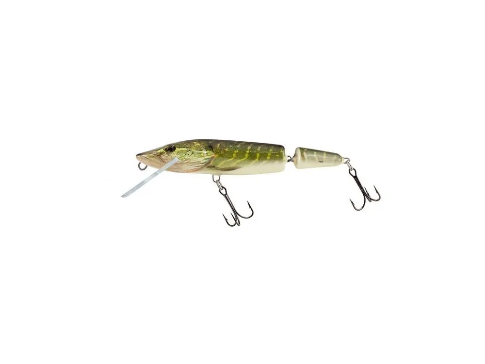 Sezónní Sleva Salmo Wobler Pike Jointed Floating Real Pike 11 cm 13 g