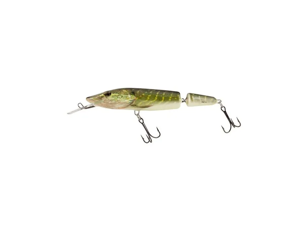 Nejprodávanější Salmo Wobler Pike Jointed Deep Runner Real Pike 13 cm 24 g