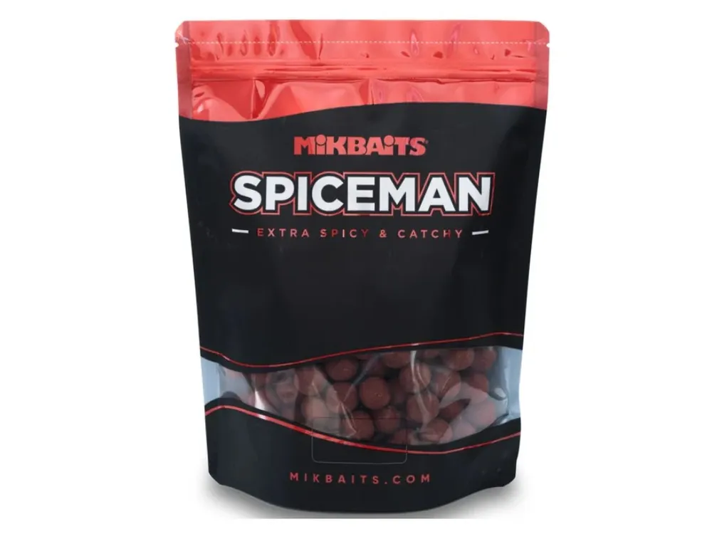 Novinka Mikbaits Spiceman Boilies Chilli Squid 1kg