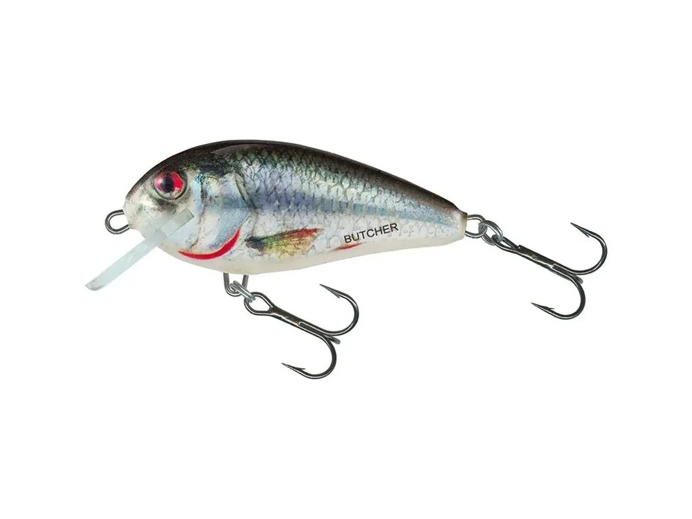 Salmo Wobler Butcher Floating Holographic Real Dace 5 cm 5 g Nová Kolekce