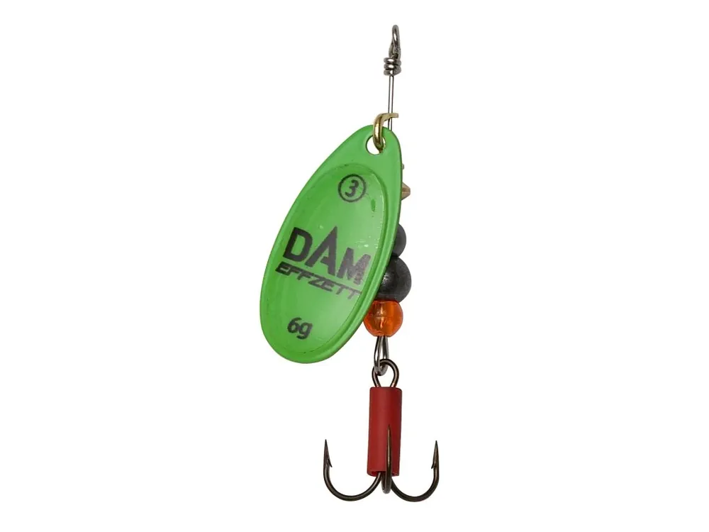Akce Dam Třpytka Effzett Fluo Spinner Green