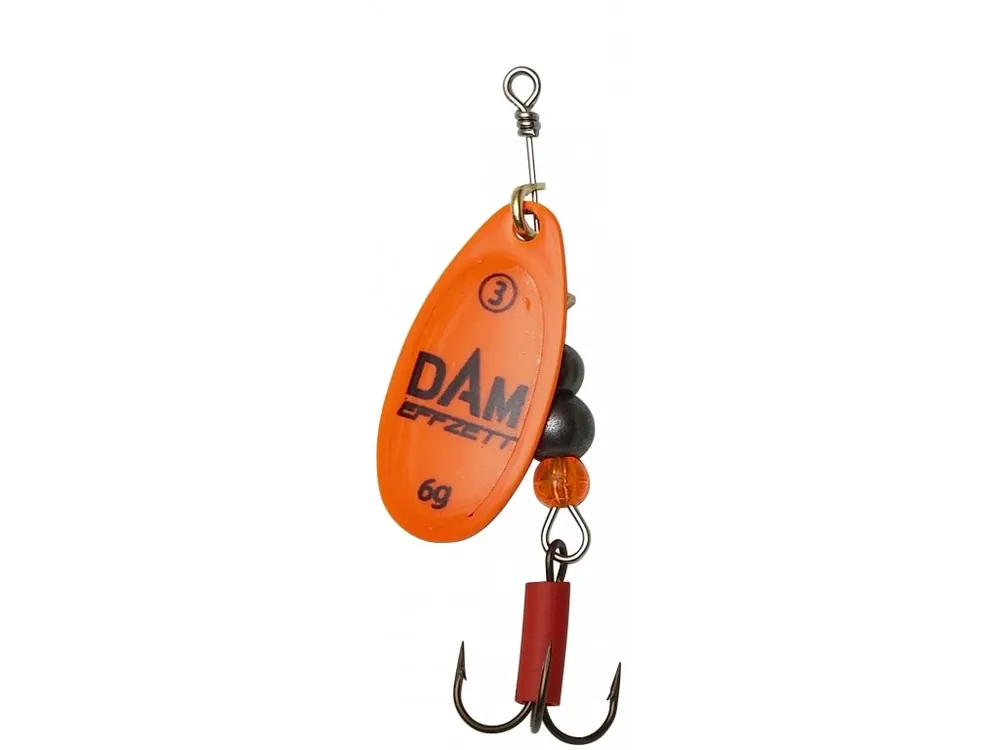 Dam Třpytka Effzett Fluo Spinner Orange Zlevněný