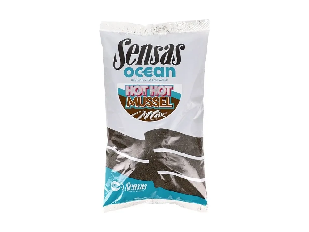 Levný Sensas Krmítková Směs Ocean Concept Hot Mussel Mix - Mušle 1 kg
