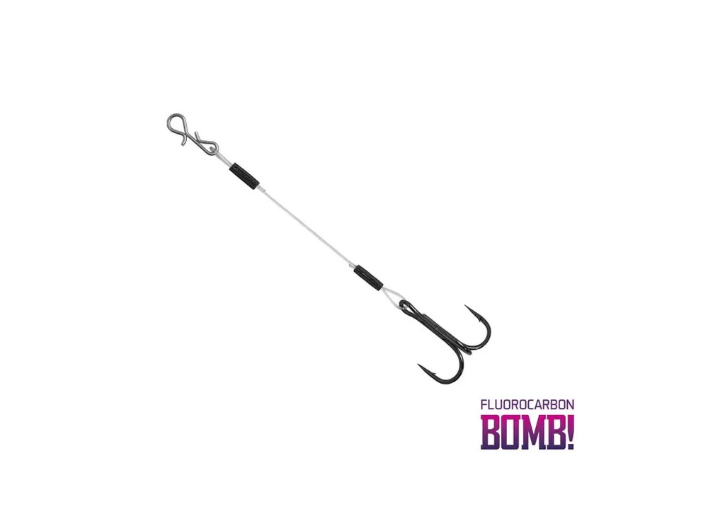 Delphin BOMB! Přívlačový Návazec Twisto RIGS Fluorocarbon / 3ks Poslední Šance