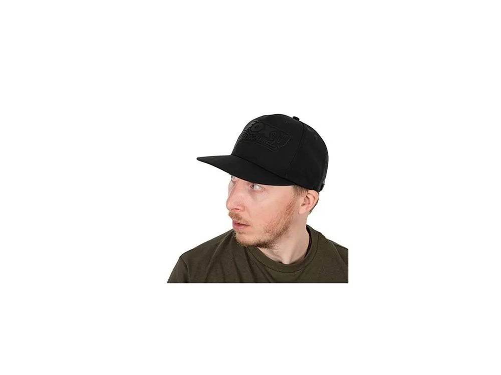 Fox Kšiltovka Black/Camo Flat Peak Snapback Hat Finální Výprodej