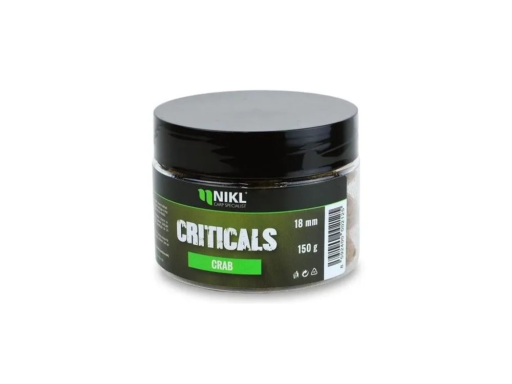 Nikl Boilie Criticals Crab 150 g Rychlé Dodání