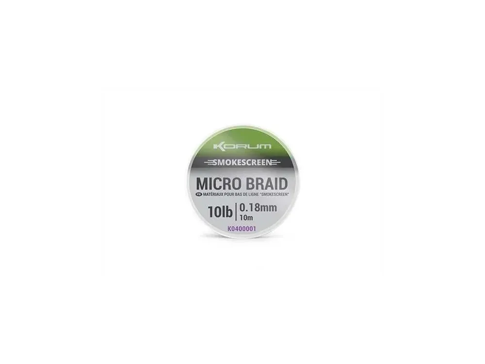 Korum Návazcová Šňůra Smokescreen Micro Braid 10 m Nová Kolekce