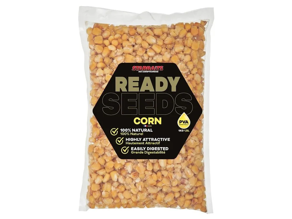 Nová Kolekce Starbaits Kukuřice Ready Seeds 1kg