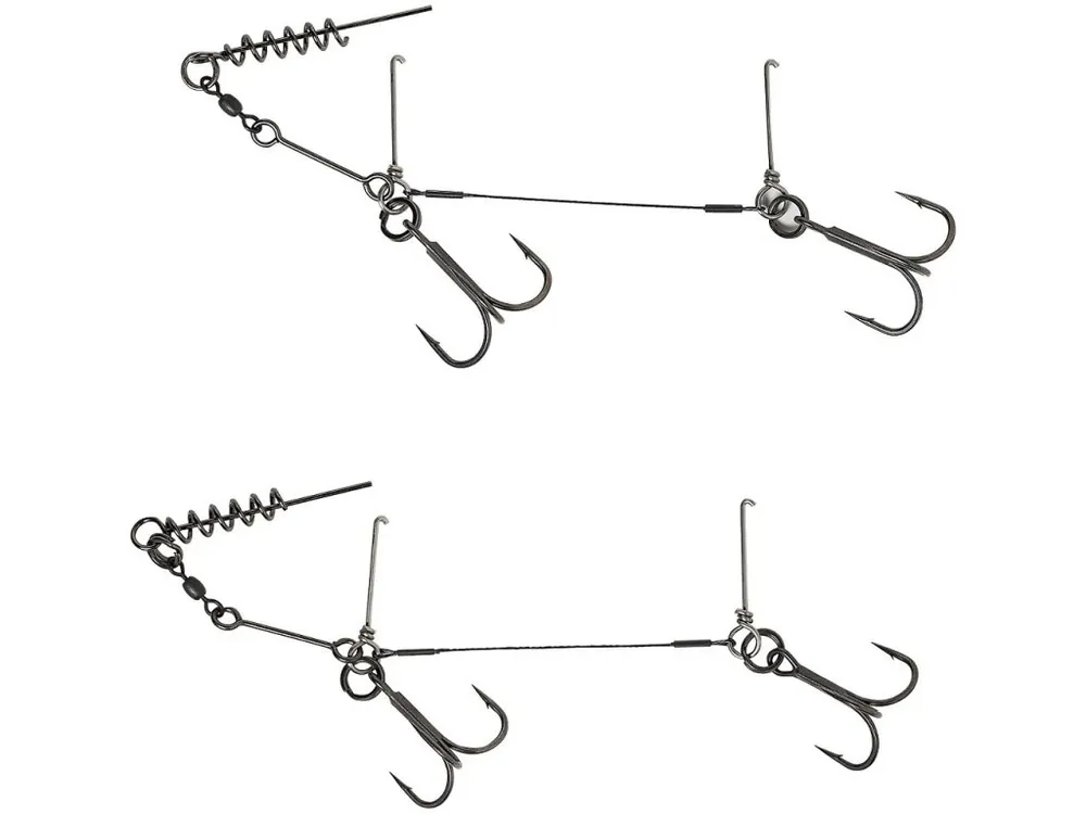 Horká Nabídka Savage Gear Návazec 1X7 Titanium Corkscrew Stinger 23kg 1/0
