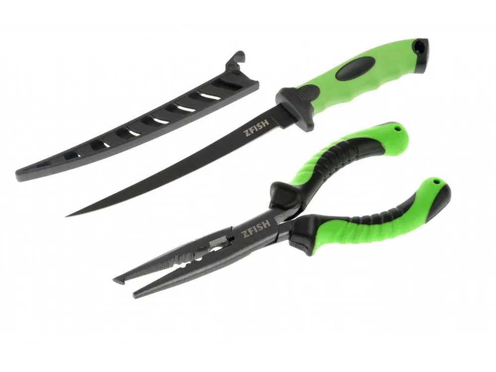 Expresní Doručení Zfish Combo set - Filetovací Nůž a Kleště