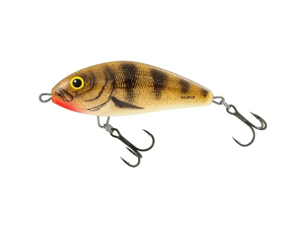 Zlevněný Salmo Wobler Fatso Sinking Emerald Perch 8 cm 25 g
