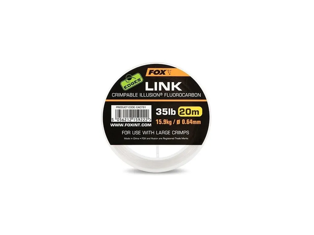 Poslední Šance Fox Fluorocarbon Edges Link Illusion Čirý 20 m - 0,53 mm