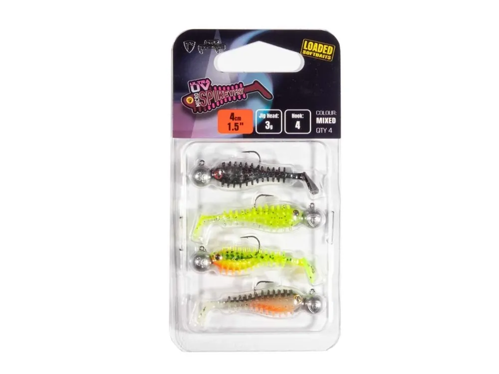 Fox Rage Gumová Nástraha UV Micro Spikey Mixed Colour Loaded Lure Pack Bezpečná Platba