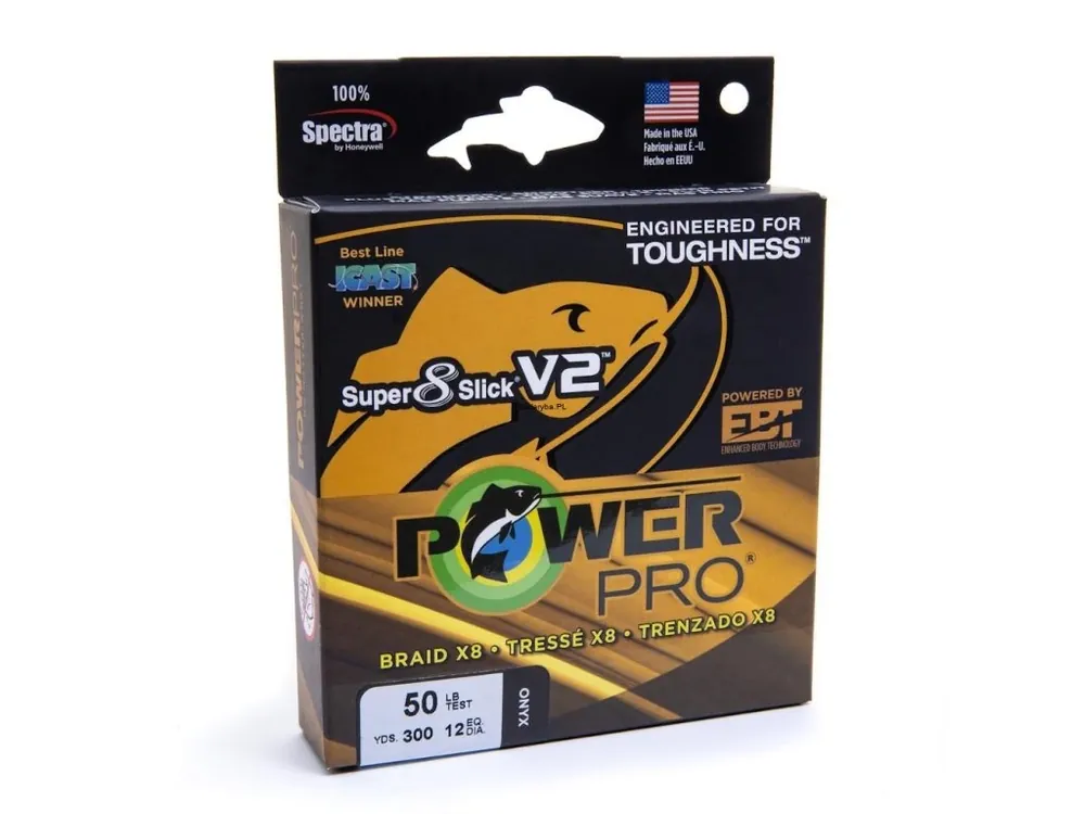Výprodej PowerPro Splétaná Šňůra Super 8 Slick V2 0,15mm 10kg 135m