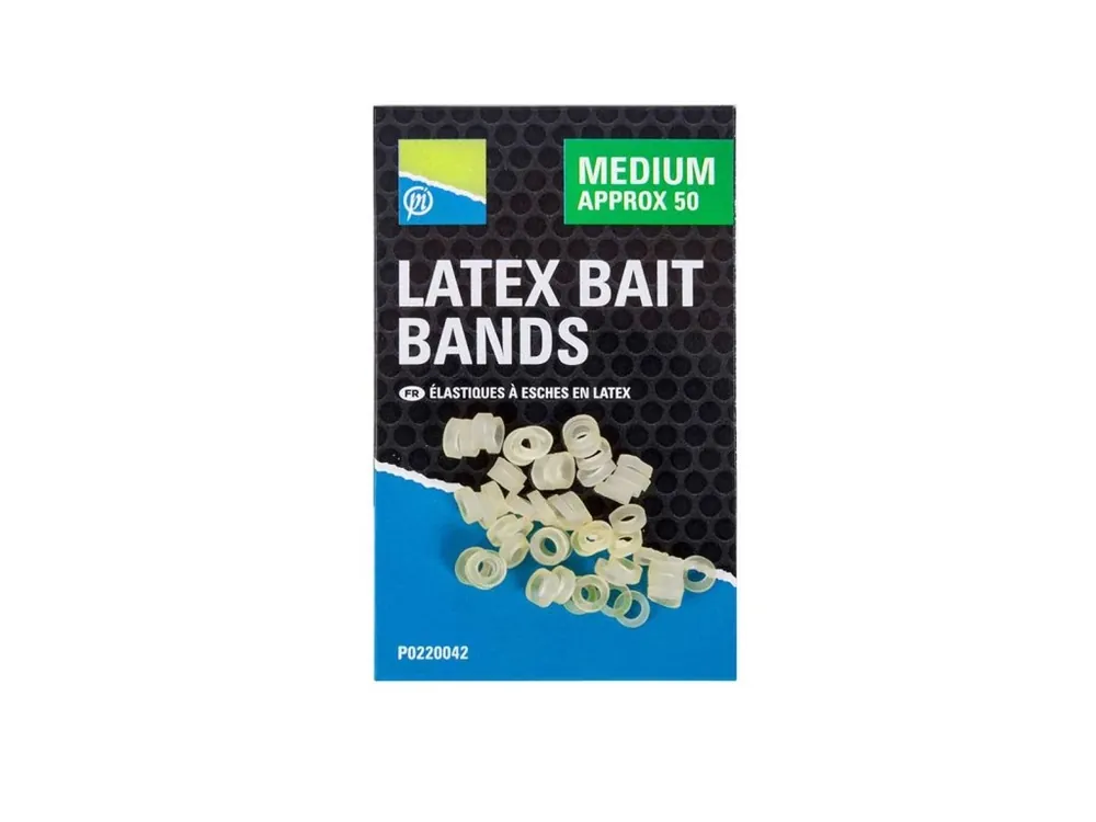 Zlevněný Preston Gumové Kroužky Latex Bait Bands 50ks