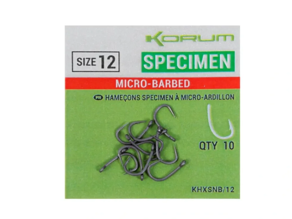 Cenová Bomba Korum Háčky Xpert Specimen Barbed 10ks