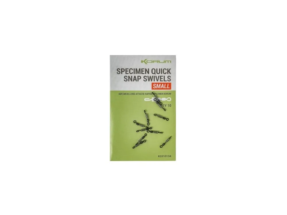 Korum Rychlovýměnné Obratlíky Specimen Quick Snap Swivel Large Kup Teď