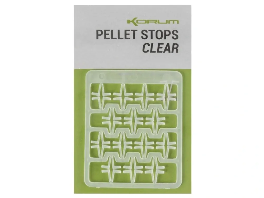 Korum Zarážky Na Pelety Pellet Stop Clear Speciální Cena