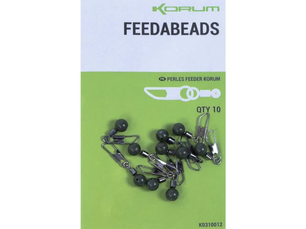 Jen Po Omezenou Doba Korum Průjezd na Splávek s Karabinou Feedabeads 10ks
