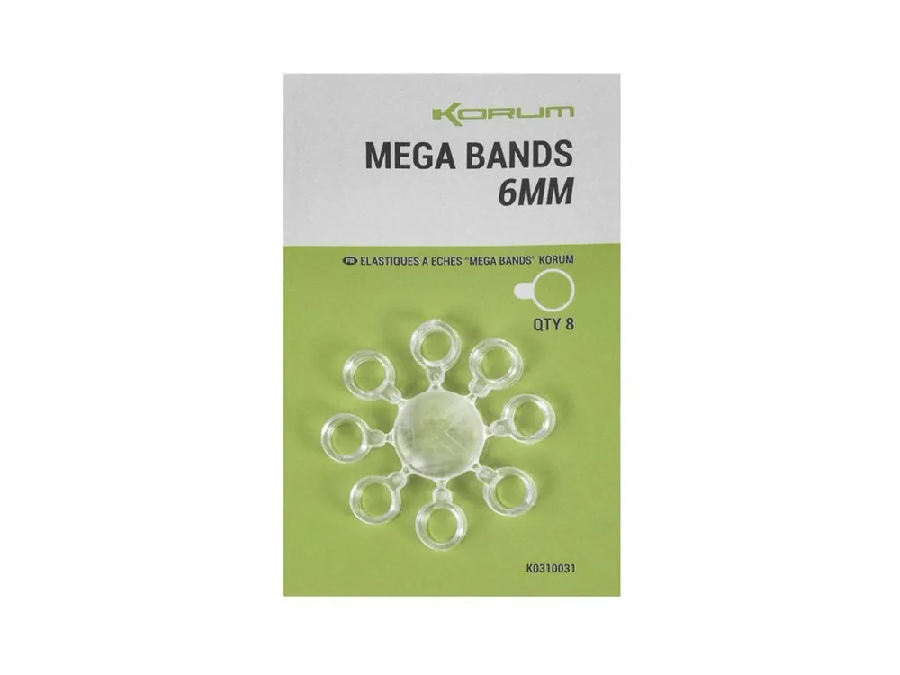 Horká Nabídka Korum Silikonové Kroužky Mega Bands 10 mm