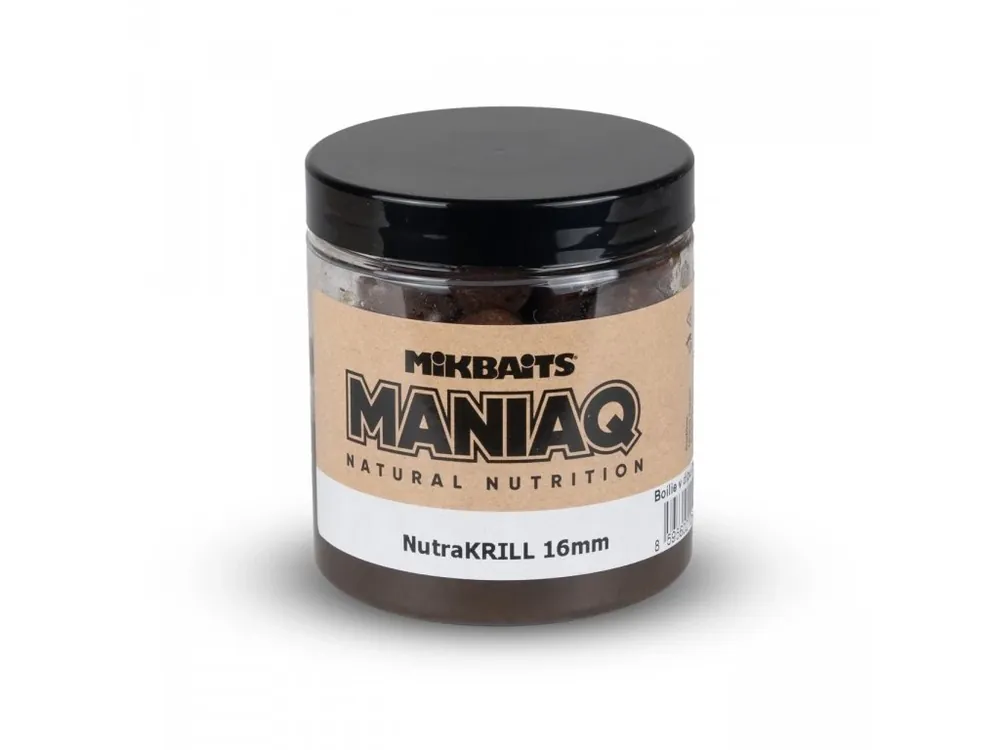Mikbaits ManiaQ Boilie V Dipu 250ml, NutraKRILL Ihned K Objednání