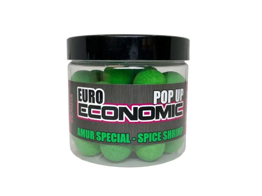 Dokud Zásoby Vydrží LK Baits Pop-up Boilies Euro Economic Amur Special Spice Shrimp 18mm 200ml