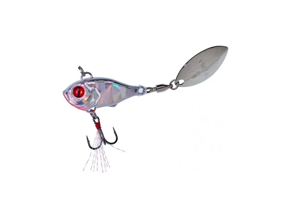 Vysoce Kvalitní Gunki Wobler Shocker Vib White Holo 3,2 cm 15,6 g