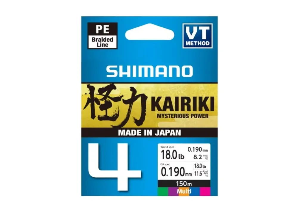 Shimano Pletená Šňůra Kairiki 4 Multi Color Nejlepší Cena