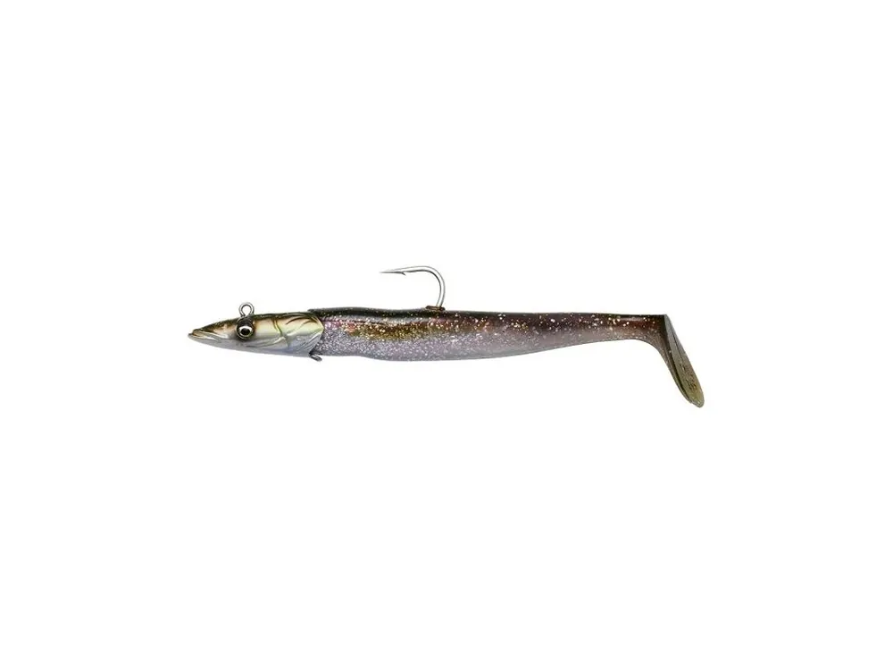 Savage Gear Gumová Nástraha Sandeel V2 Green Silver 21,5 cm 140 g 2+1 Pouze Dnes