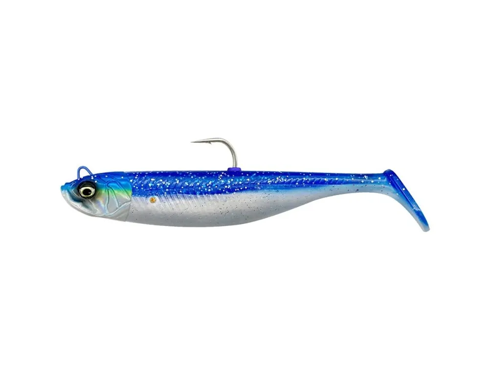 Levný Savage Gear Gumová Nástraha Minnow Sinking Blue Pearl Silver 12,5 cm 35 g