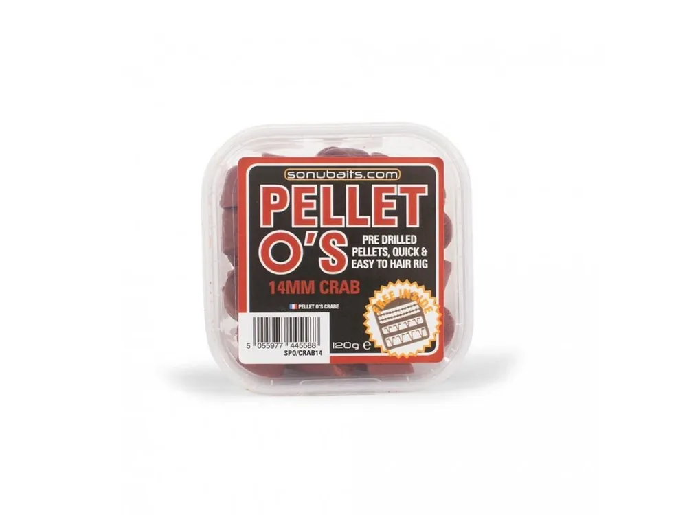 Značkový Sonubaits pelety Pellet O‘s 120g - Klobása 14mm