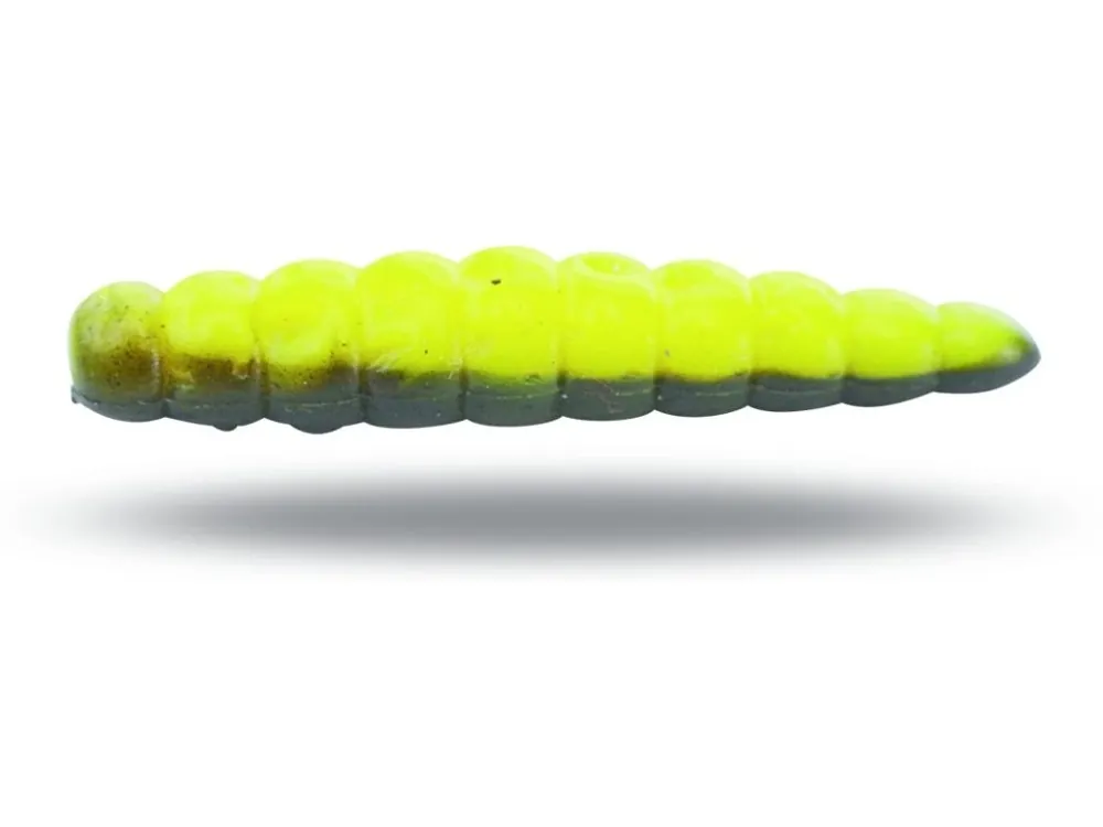 Novinka Gumová nástraha Magic Trout B-Maggot Česnek 2,5cm