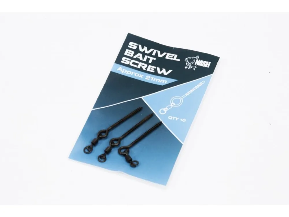 Expresní Doručení Nash Otočný Vrtáček Na Nástrahu Swivel Bait Screw 10ks