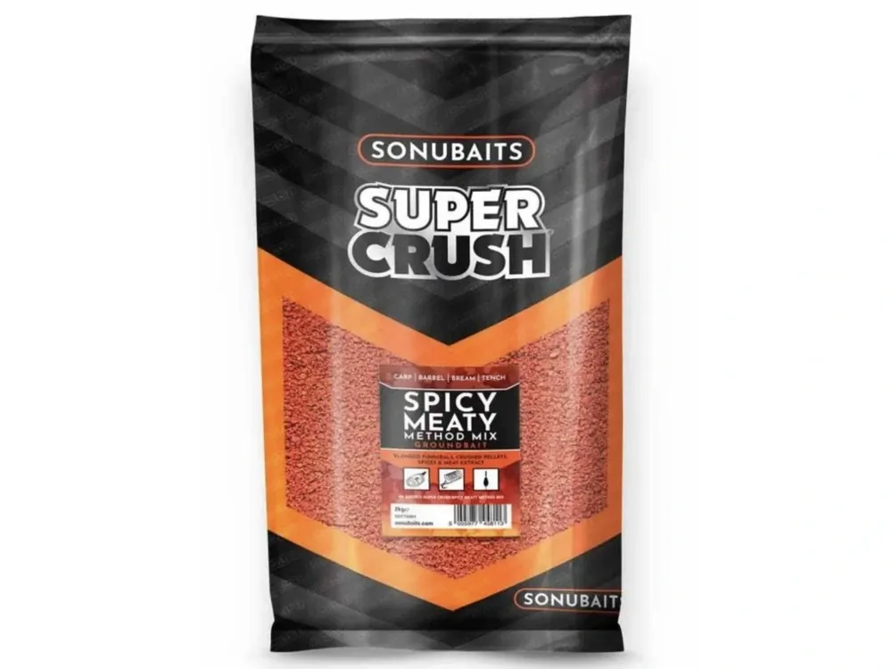 Ověřený Sonubaits Super Crush Spicy Meaty Method Mix 2kg