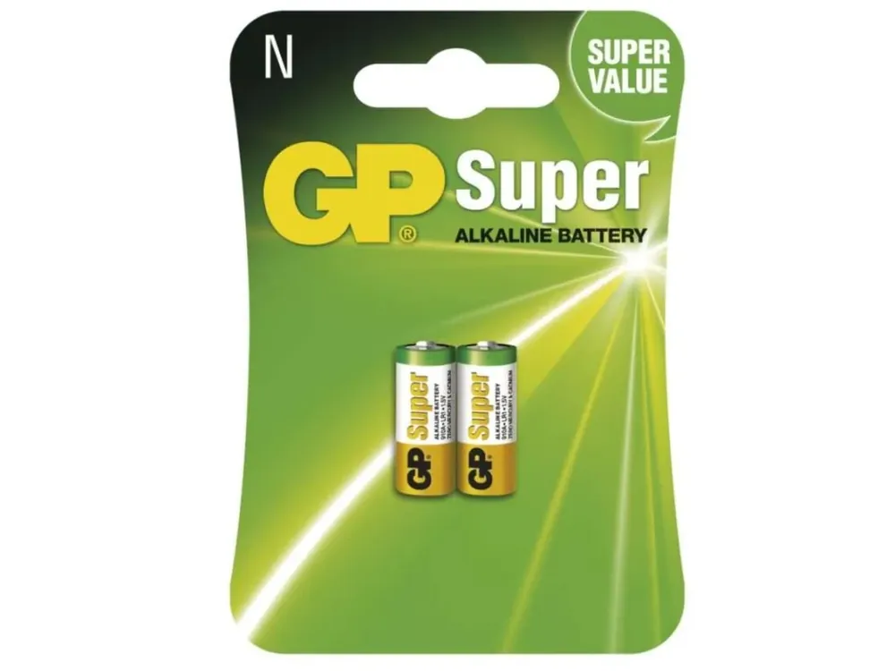GP Alkalická Speciální Baterie GP 910A (LR1) 1,5 V 2 ks Omezená Nabídka