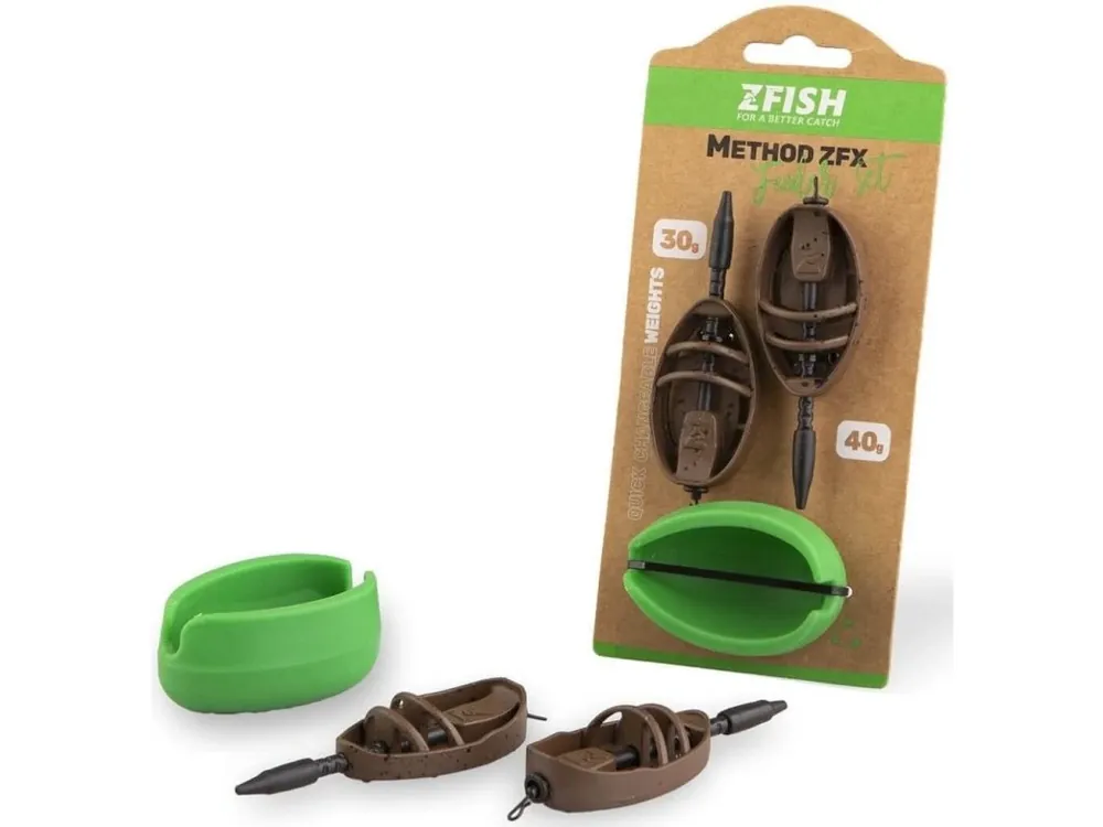 Nejlepší Cena Zfish Sada Krmítek Method Feeder Set ZFX 30,40g + Formička