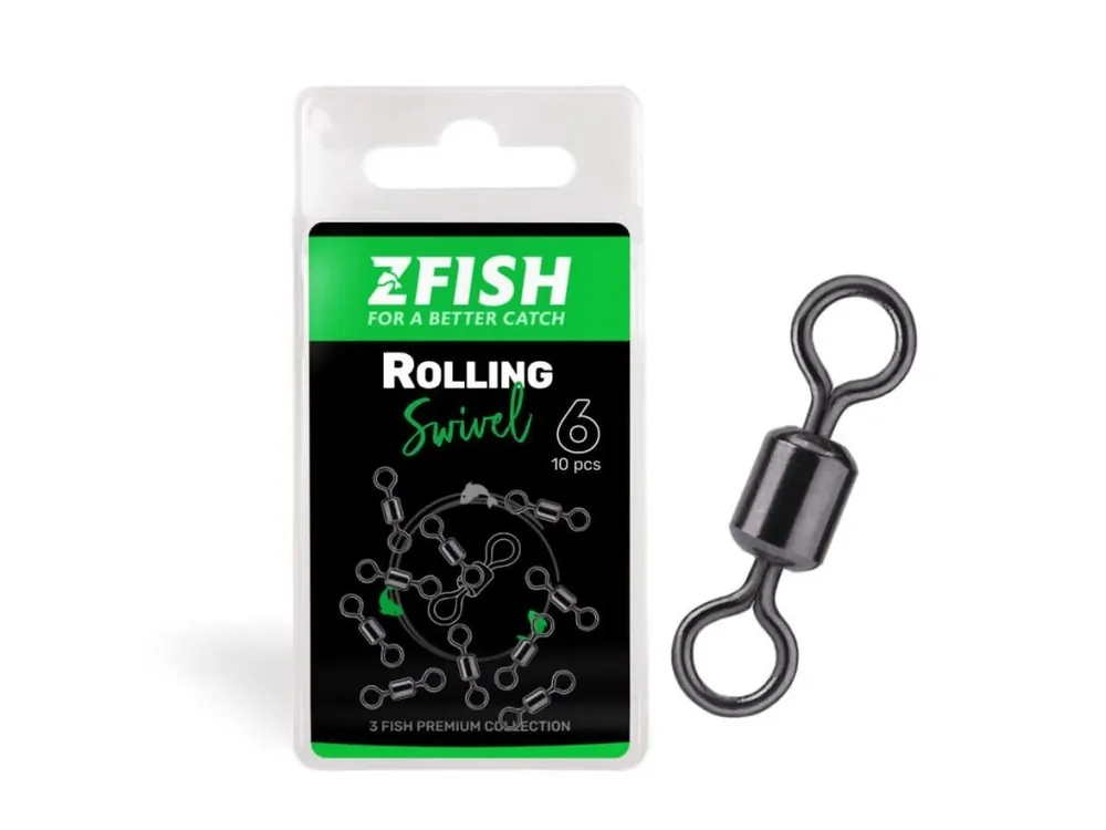 Ověřený Zfish Obratlík Rolling Swivel