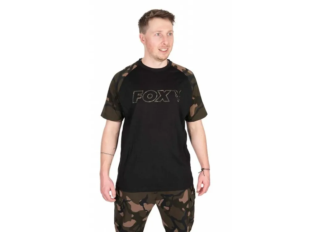 Fox Tričko Black Camo Outline T-Shirt Horká Nabídka