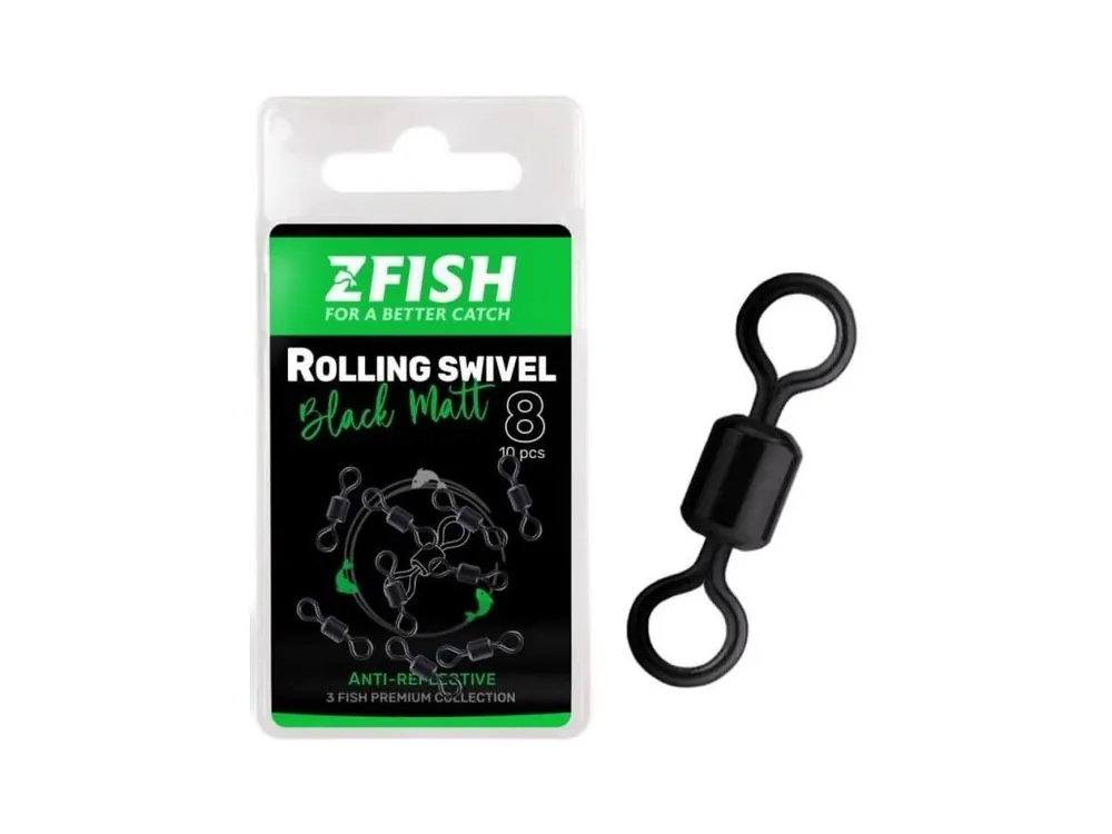 Zfish Obratlík Rolling Swivel Black Matt Omezená Nabídka